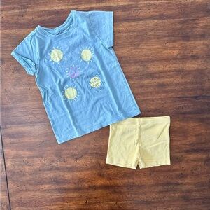 Tea Collection Sun Tee-Shirt w/ Free Bike Shorts Size 6